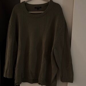 Banana Republic Khaki Women's Crew Neck Sweater
